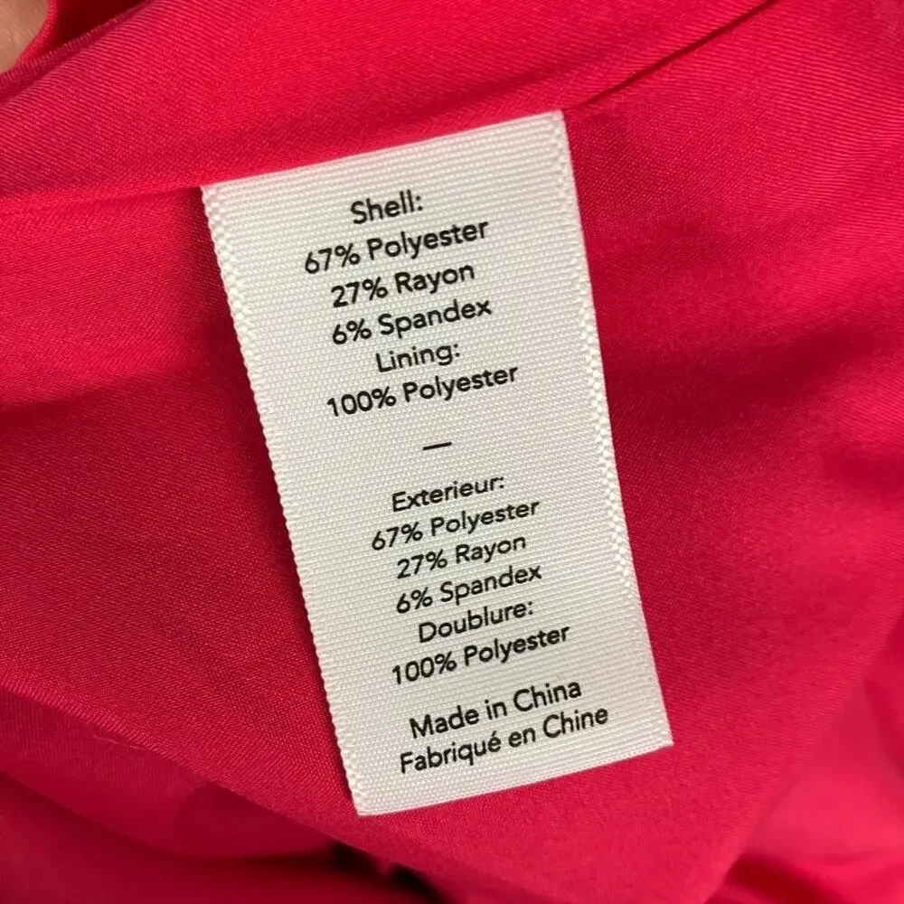 Likely Misisco Fuchsia Off Shoulder Gown Size 6 Trumpet Evening Prom Bridesmaid - Picture 10 of 11